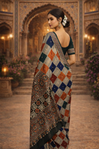Ajrakh Noor Collection – Mirror Work Sarees