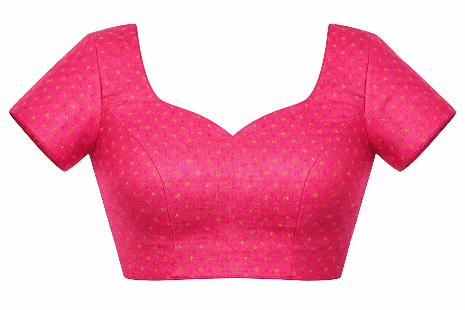 Floral Cotton Blend Saree | Soft Peach & Rose Pink | Lightweight Elegant Saree