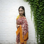 Rajwada Gaj-Mayur Cotton Silk Look Saree