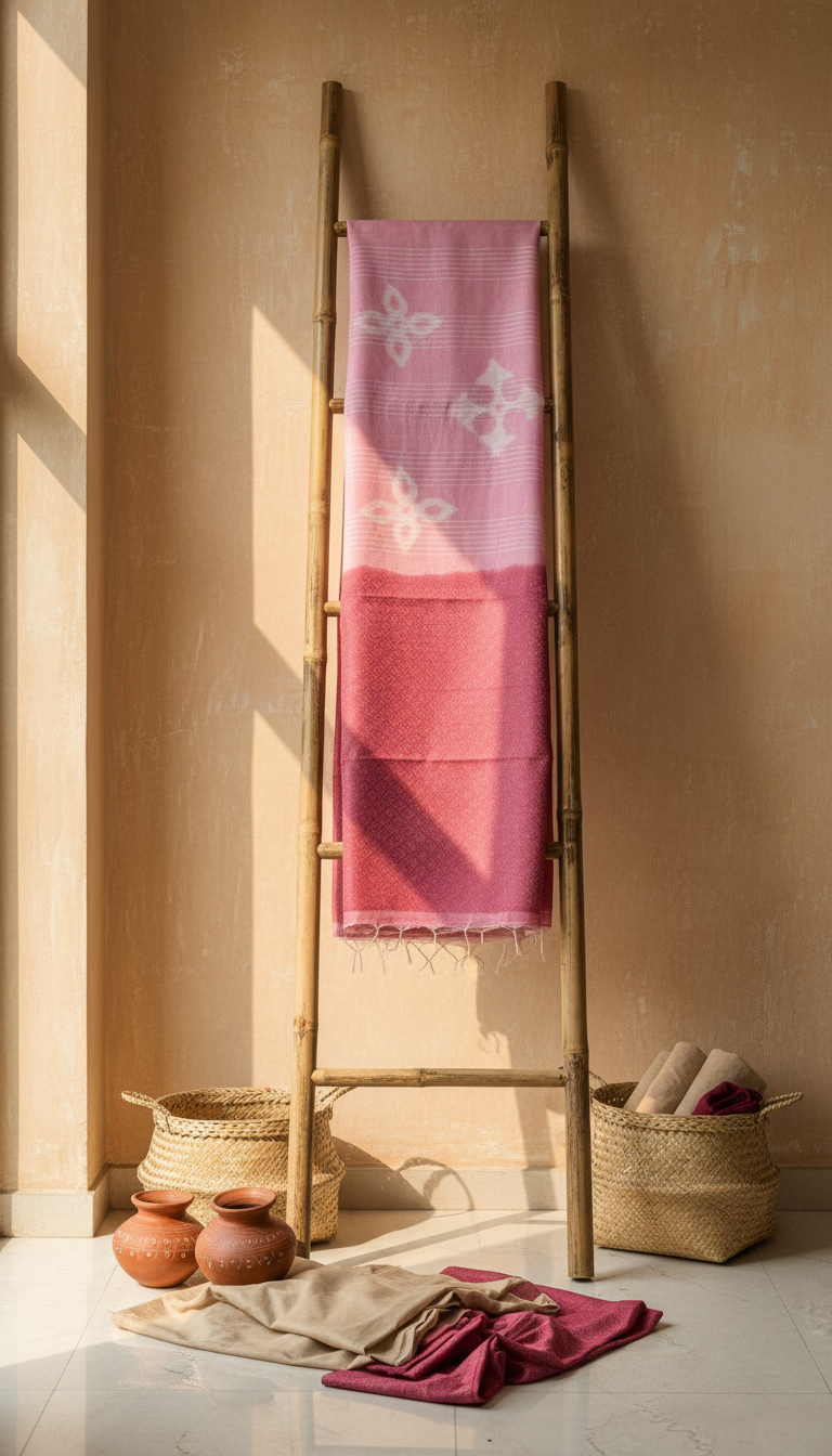 Éclat Spectrum – Rose Wine, Indigo Blue & Charcoal Grey Handwoven Sarees